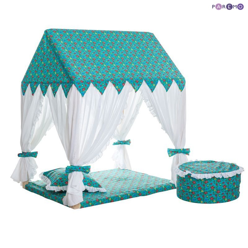Текстильный домик с пуфиком - Дворец Жасмин  